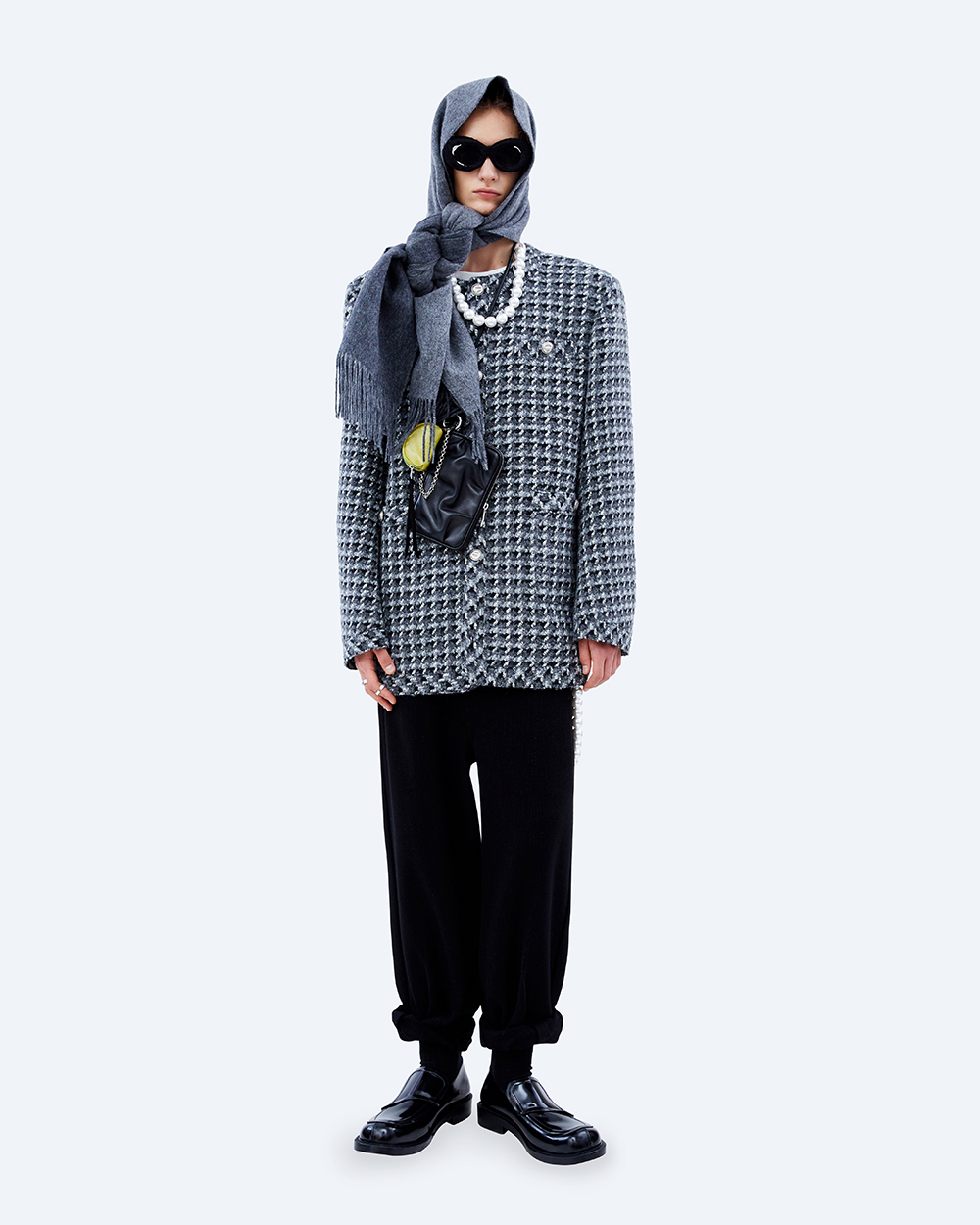 【ADER ERROR】 Product. 135 Converse Men Ader Error Shapes Light Jacket black black
